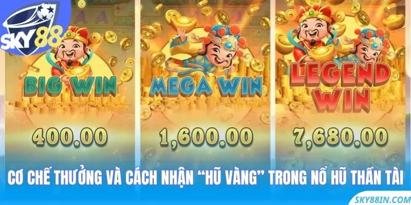 Cơ chế thưởng và cách nhận “hũ vàng” trong Nổ Hũ Thần Tài