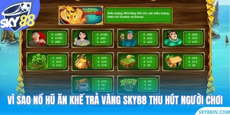 Vì sao Nổ Hũ Ăn Khế Trả Vàng Sky88 thu hút người chơi?